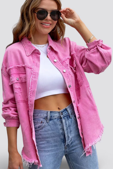 Ripped Denim Jacket