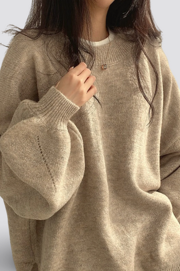 Crew Neck Pullover Sweater