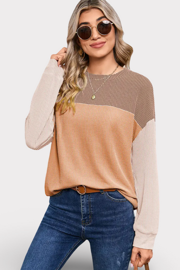 Corduroy Long Sleeve Top