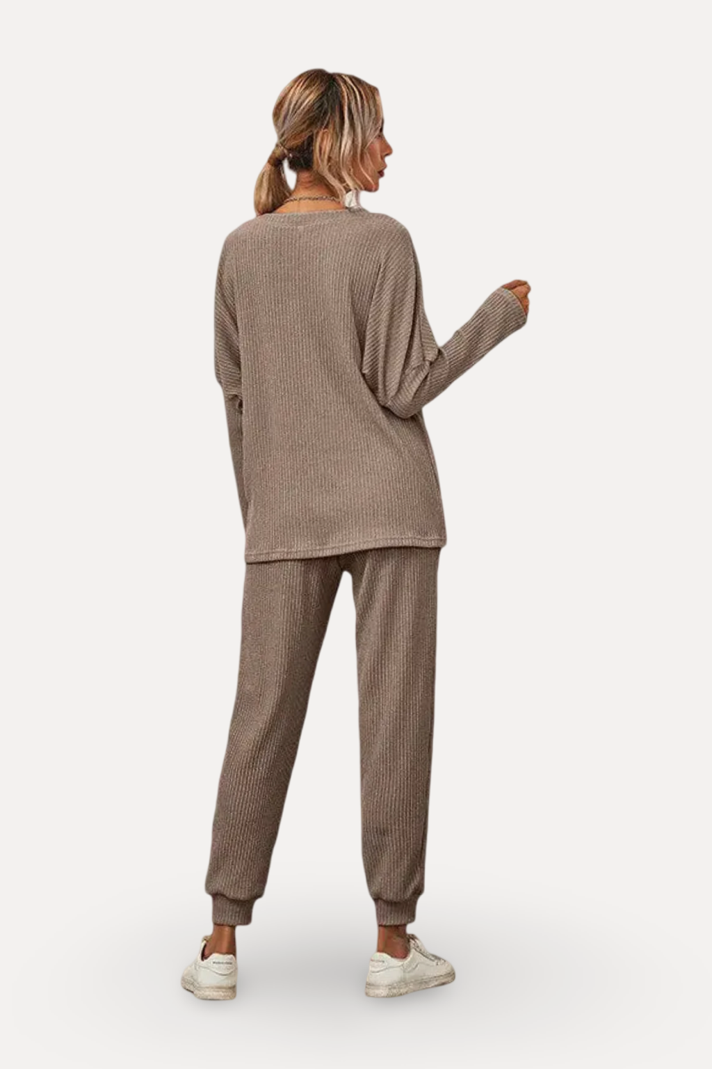 Fashion Casual Solid Sleepwear Set