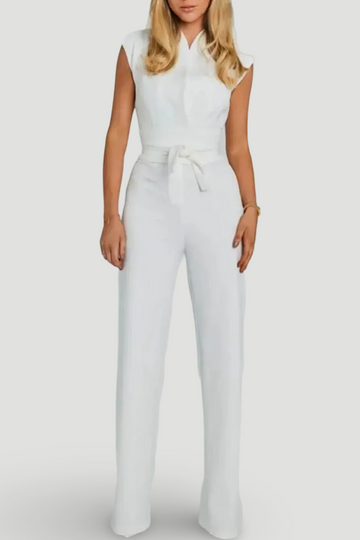 High-Waist Wide Leg Summer Jumpsuit